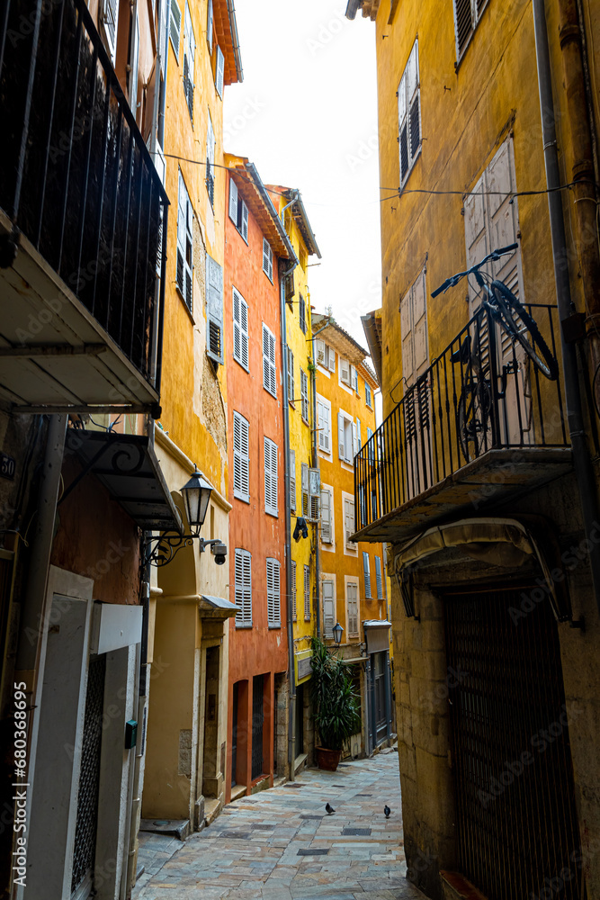 Fototapeta premium View of Grasse, a town on the French Riviera, known for its long-established perfume industry