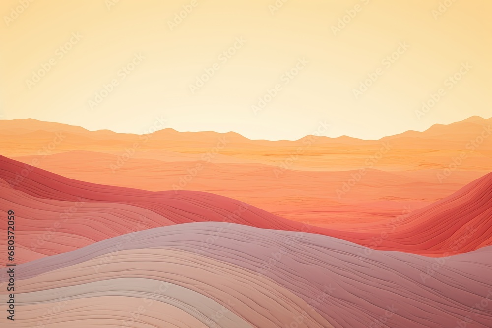 Desert Gradient Mirage: Abstract Colors of the Sands