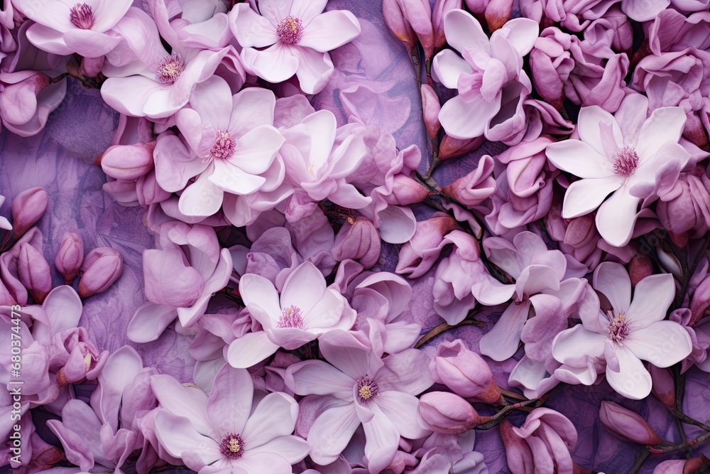 Lilac Elegance: Fragrant Blossom Texture of Spring