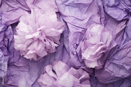 Serenity in Lavender  Crumpled Paper Texture