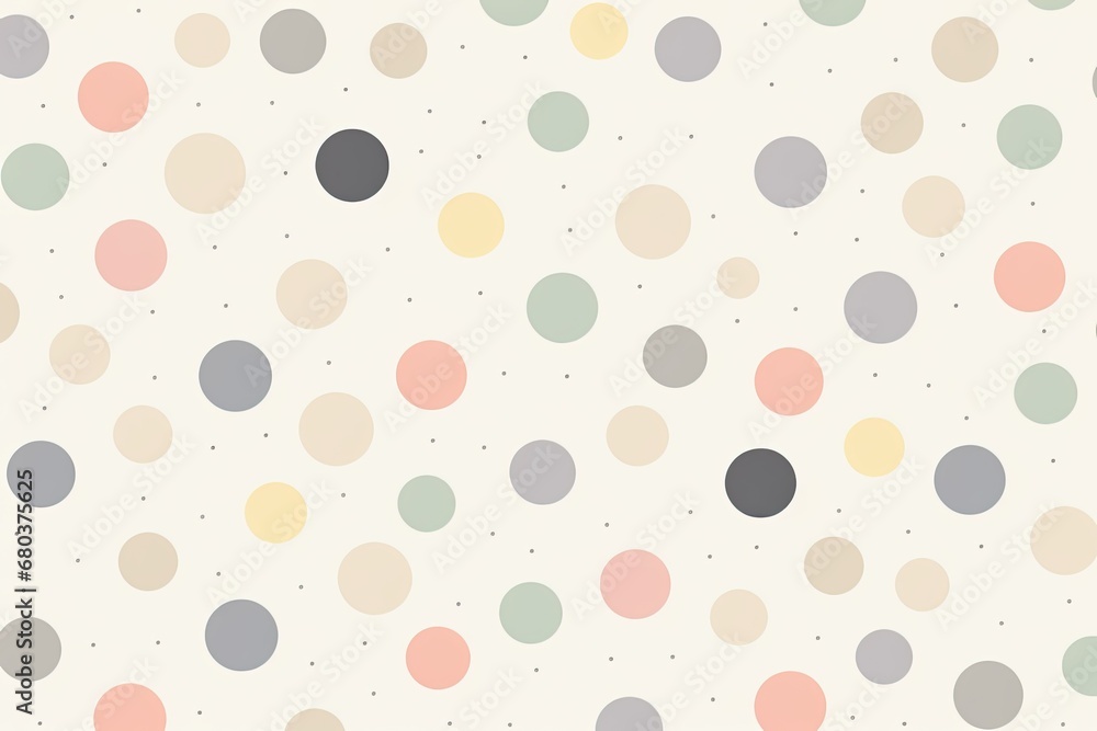 Modern Dotted Background: Neutral Color Seamless