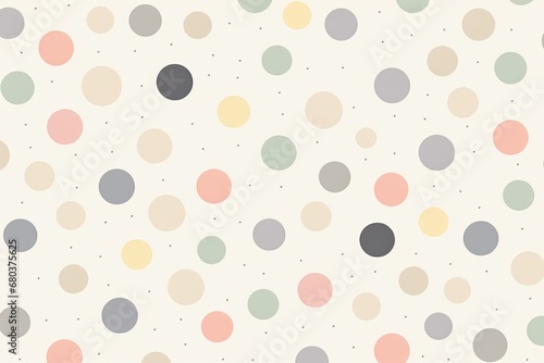 Modern Dotted Background: Neutral Color Seamless