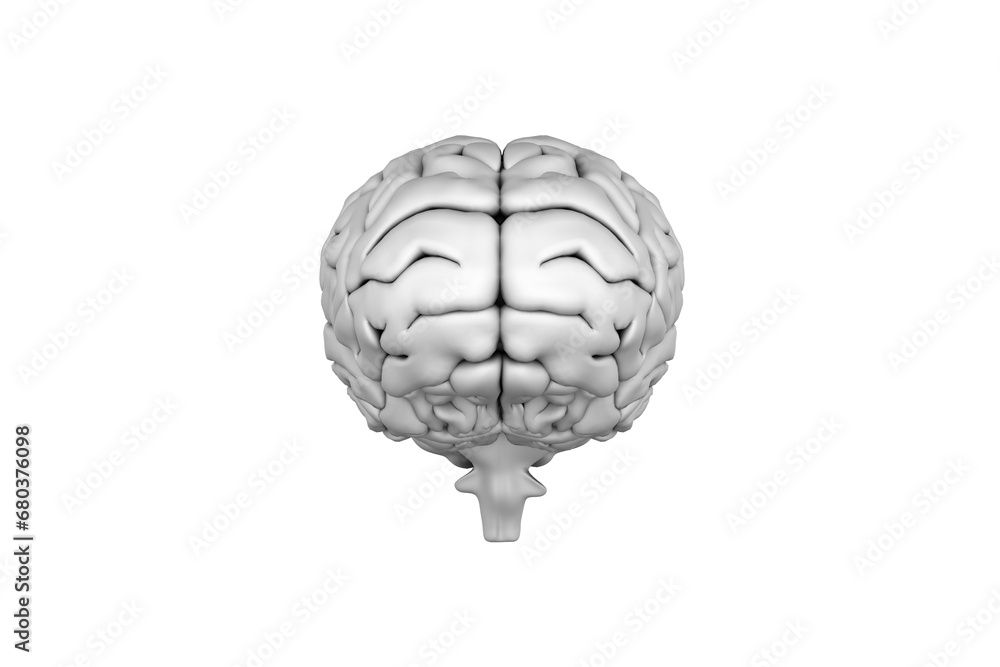 Digital png illustration of white brain on transparent background Digital png illustration of white brain on transparent background