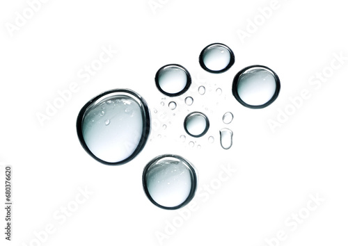 切り抜いた水滴