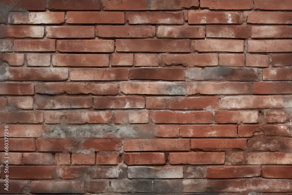 Fototapeta premium 2D red brick wall texture background