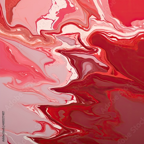 Red and pink marble texture background for using as a wallpaper