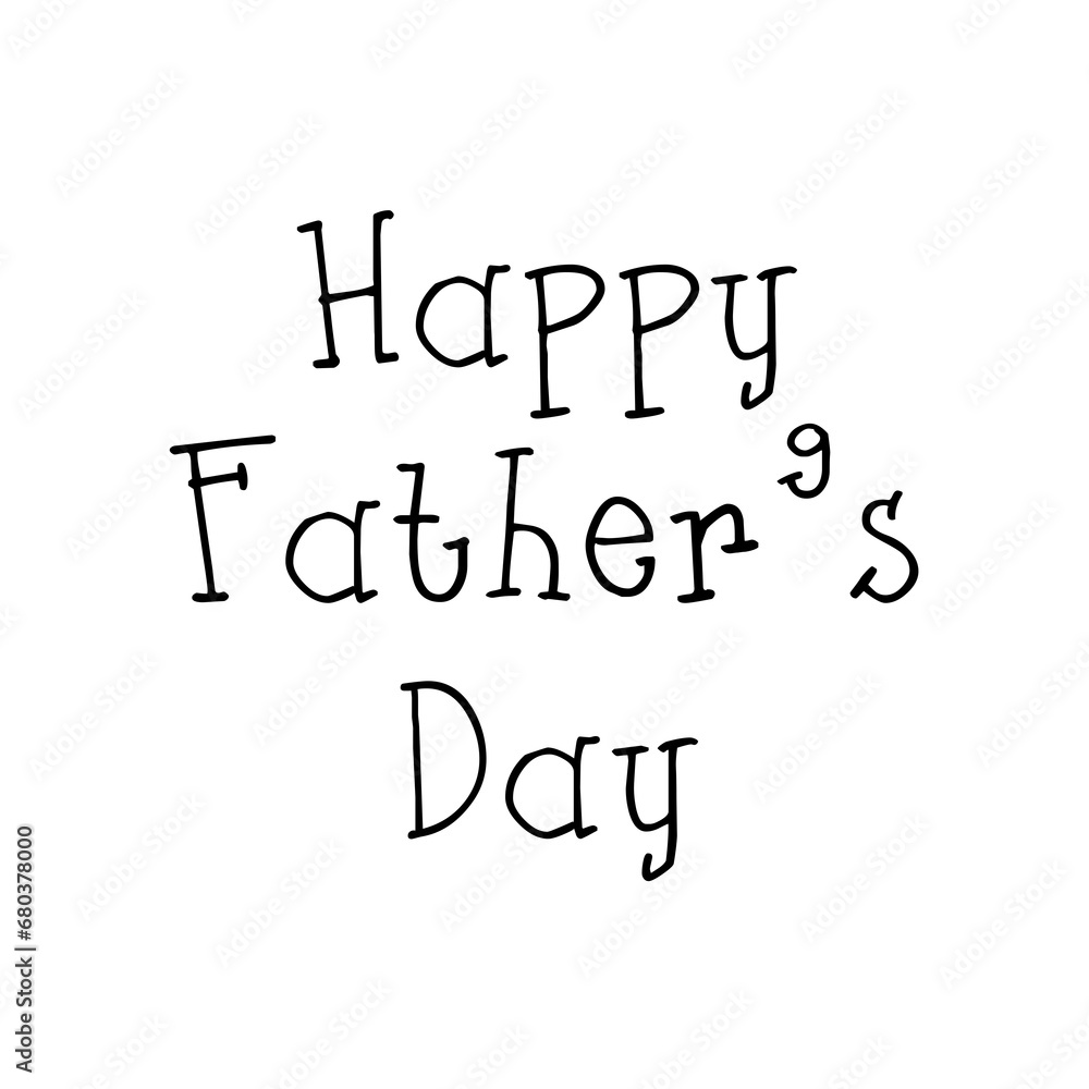 Digital png image of happy father's day text on transparent background Digital png image of happy father's day text on transparent background
