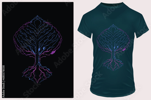 Bonsai Tree  T-shirt Design