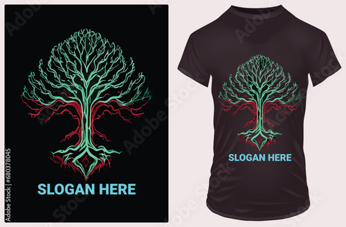 Bonsai Tree  T-shirt Design