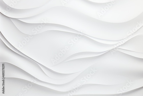 White crumpled paper texture background © Desii