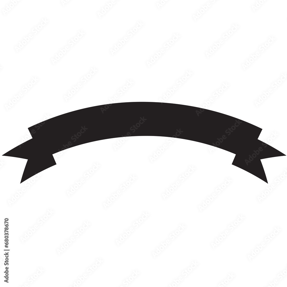 Digital png illustration of black ribbon with copy space on transparent background Digital png illustration of black ribbon with copy space on transparent background