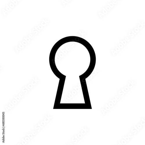 Keyhole icon, Door key hole button. Lock icon set. privacy icon , secure private security icons - padlock icon button. web vector icon