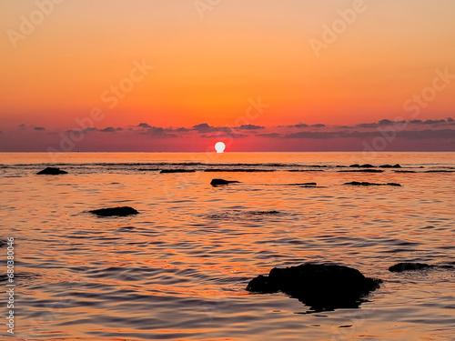 Canvastavla 제주도 광치기해변 일출 (Sunrise at Gwanggichi Beach, Jeju Island)