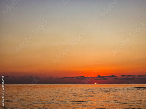                                   Sunrise at Gwanggichi Beach  Jeju Island 