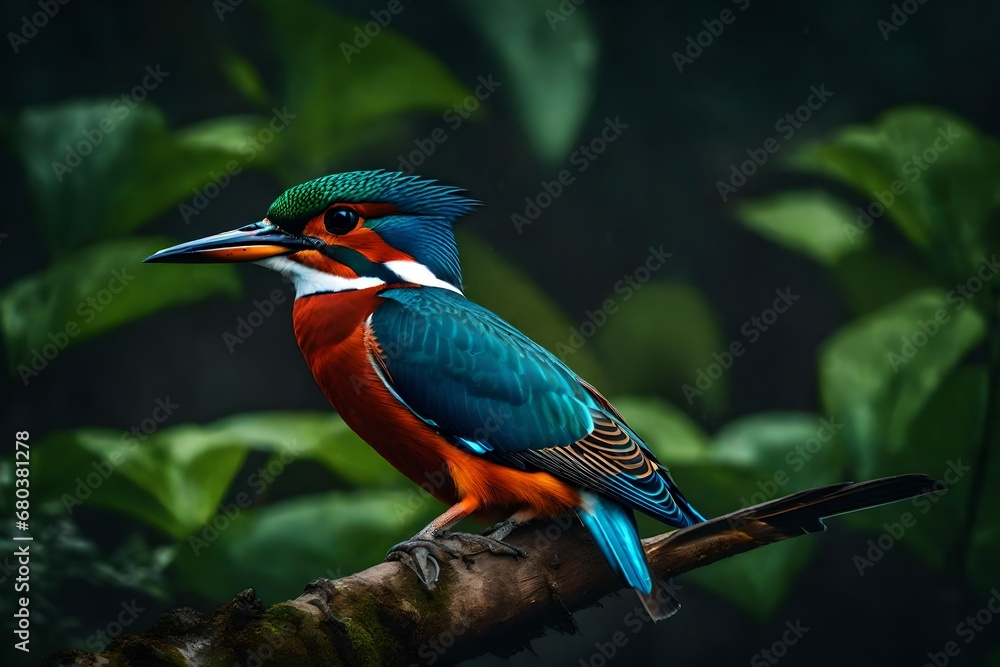 Obraz premium red billed hornbill