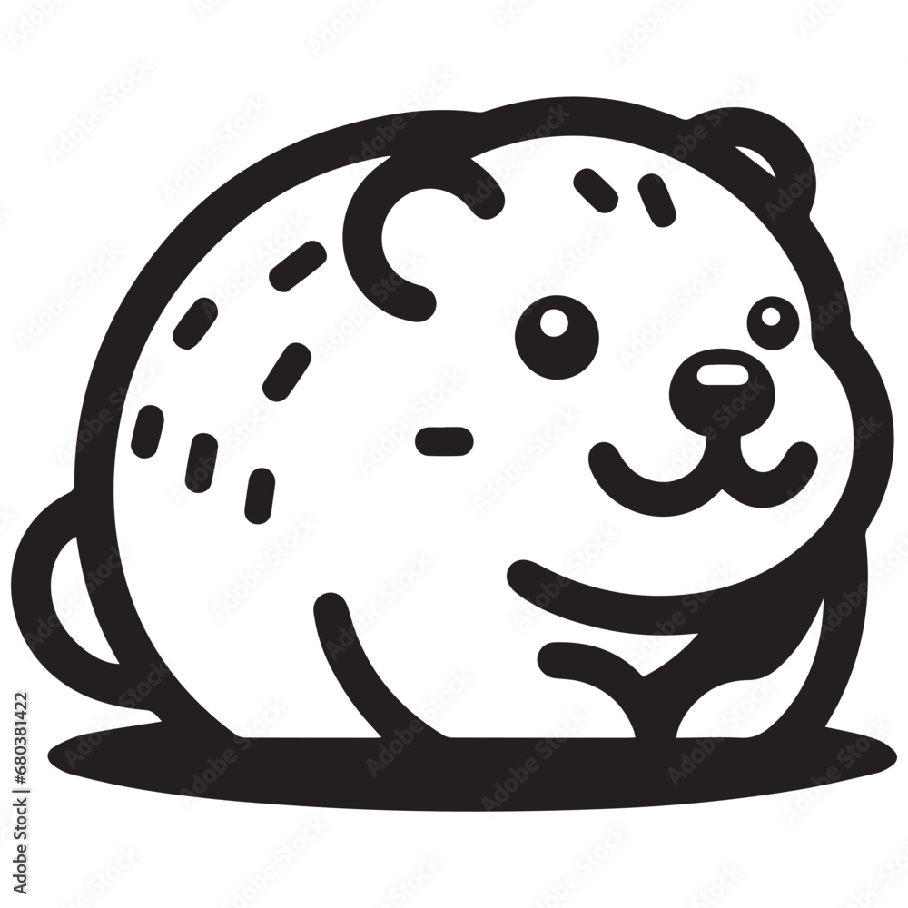 Celebrate Groundhog Day with Cute Groundhog Vector Celebrate Groundhog Day with Cute Groundhog Vector