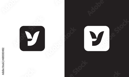 Simple letter y monogram logo