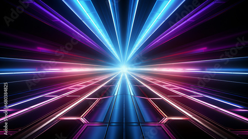 abstract background with glowing lines