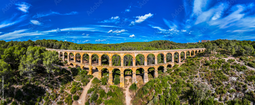 The Ferreres Aqueduct, also known as the Pont del Diable, is an ancient Roman bridge in Tarragona in Catalonia, Spain