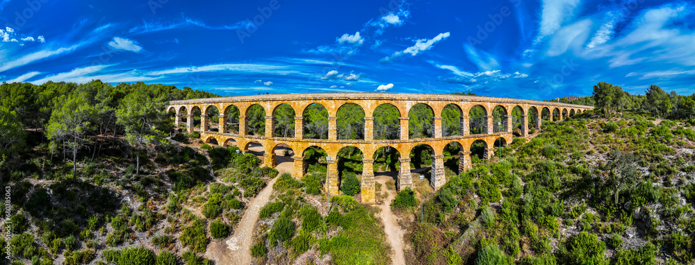 The Ferreres Aqueduct, also known as the Pont del Diable, is an ancient Roman bridge in Tarragona in Catalonia, Spain