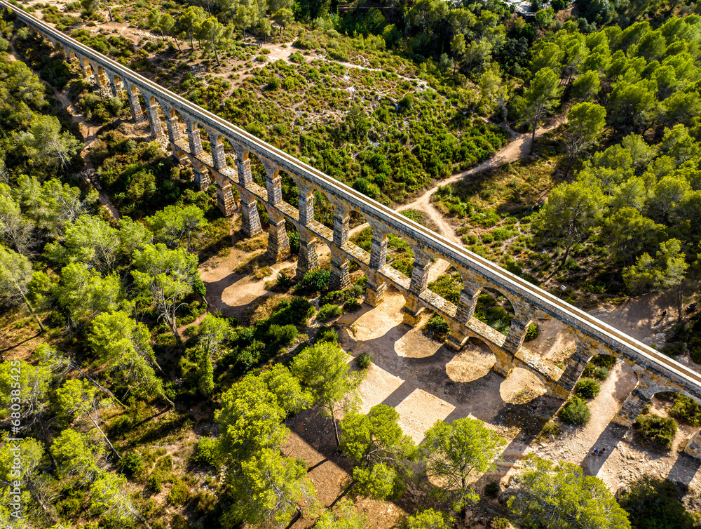 The Ferreres Aqueduct, also known as the Pont del Diable, is an ancient Roman bridge in Tarragona in Catalonia, Spain