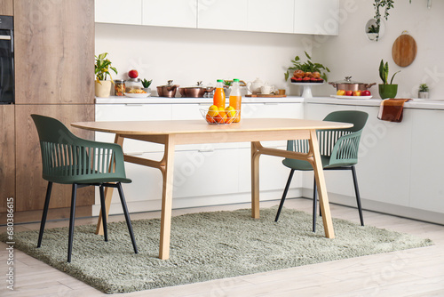 Interior of modern kitchen ...