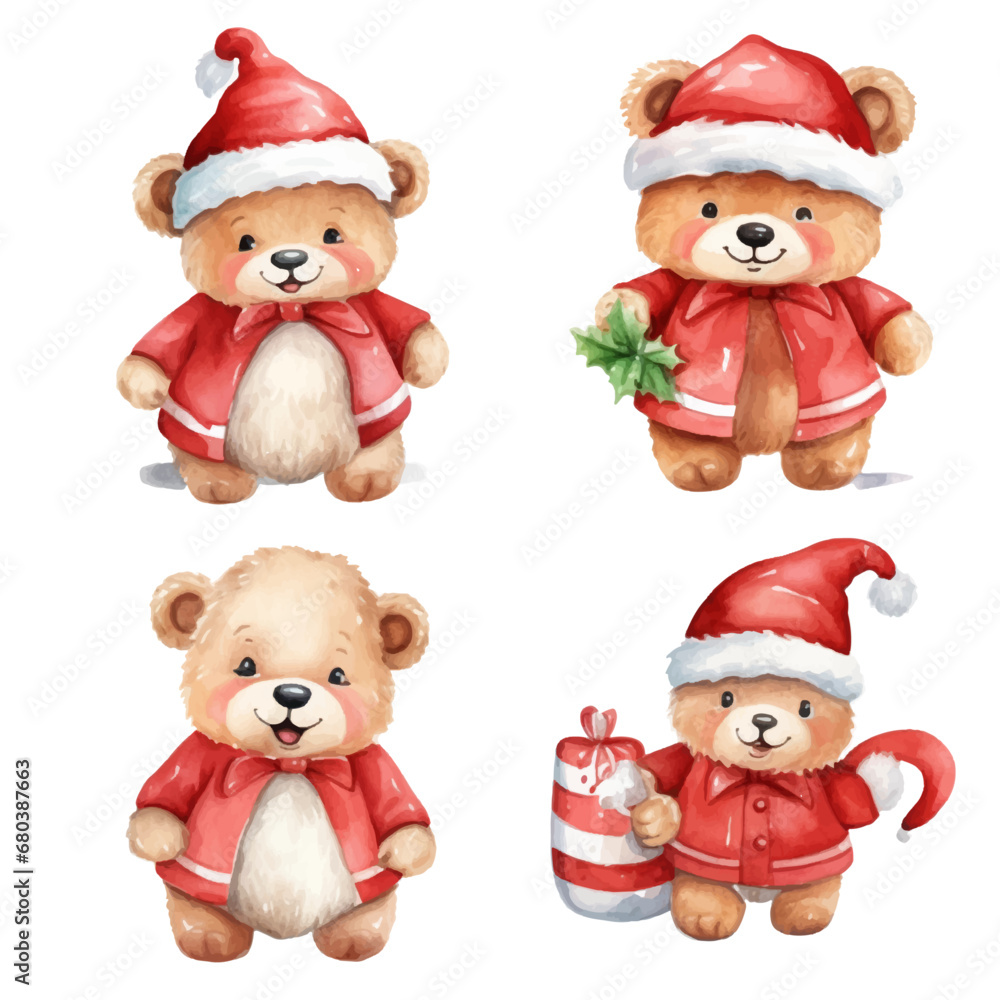 Christmas Teddy Bear Fluffy Collection Christmas Teddy Bear Fluffy Collection