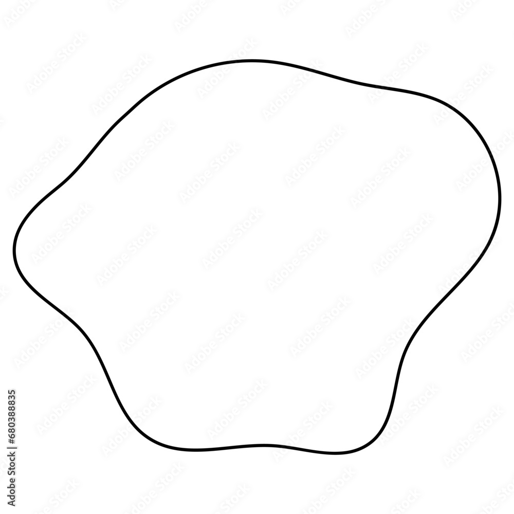 abstract blobs outline for background abstract blobs outline for background