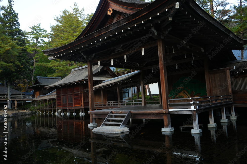 Misogi-jinja or Shrine in Yamanashi, Japan - 日本 山梨県 身曾岐神社