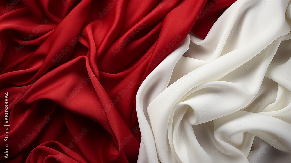 Obraz premium red satin background