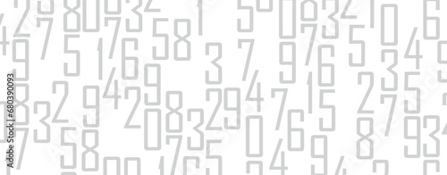 background with numbers in rhythmic dimensions.	