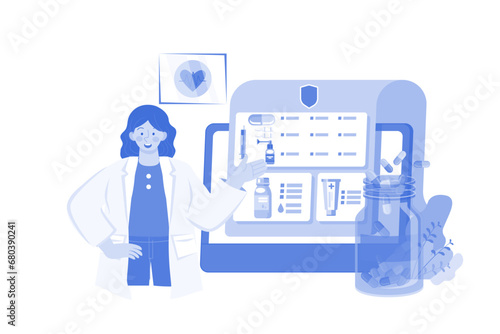 Female Doctor Explaining Medication