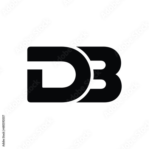 DB brand name initial letter monogram.