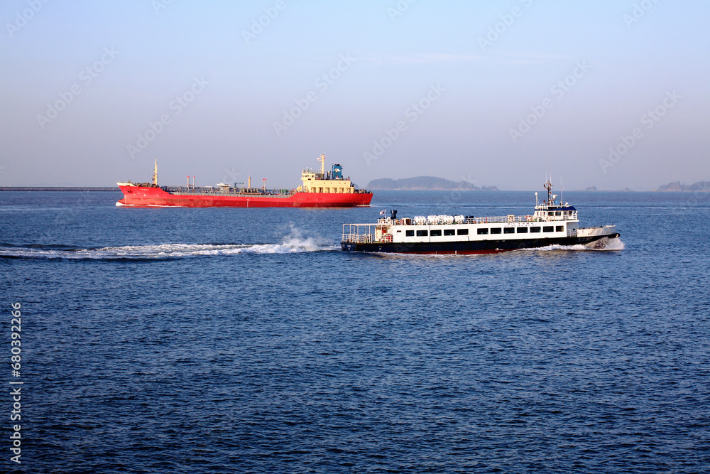 the sea and the ship