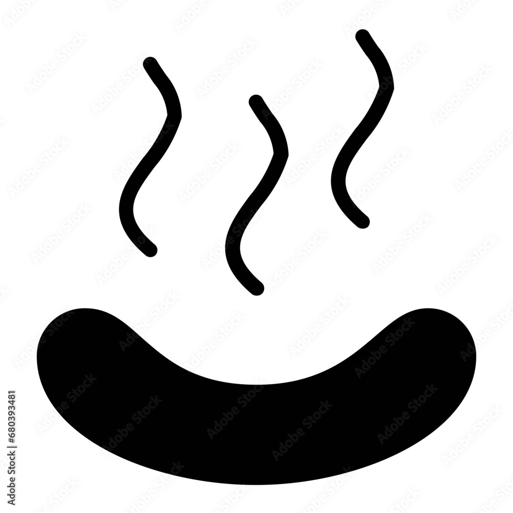 sausage icon illustration