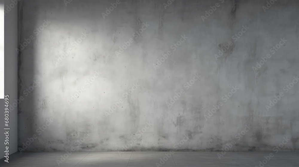 Empty Room With Gray Walls. Usually used for backgrounds, banners and other media Empty Room With Gray Walls. Usually used for backgrounds, banners and other media