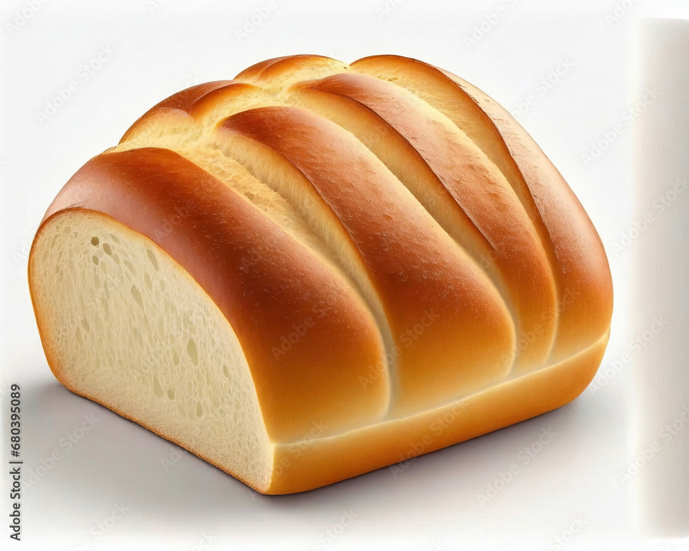 loaf of bread isolated on white background loaf of bread isolated on white background