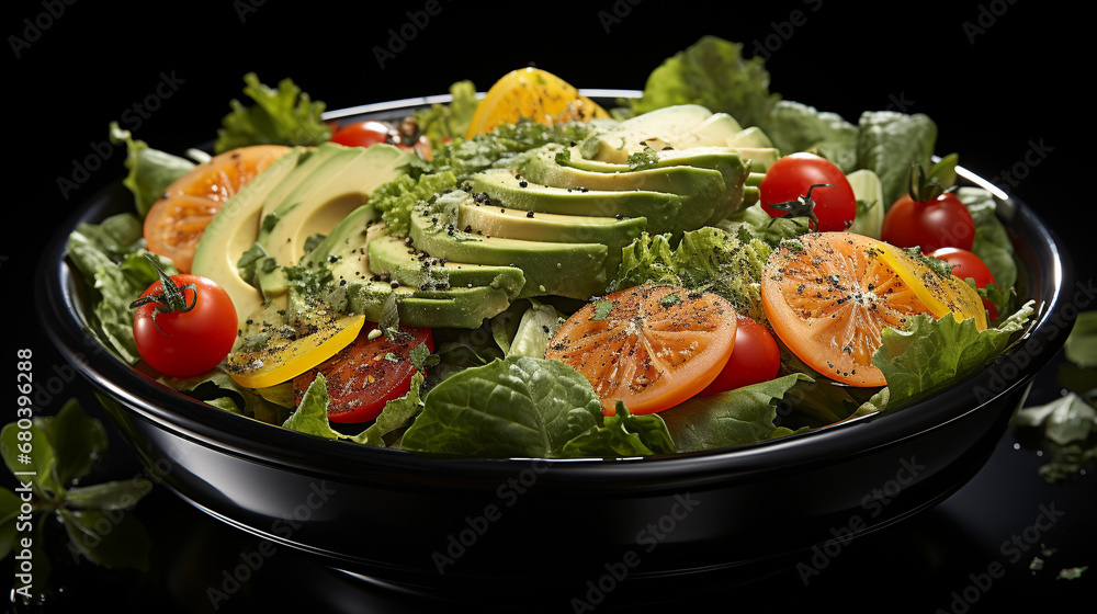 salad with shrimps