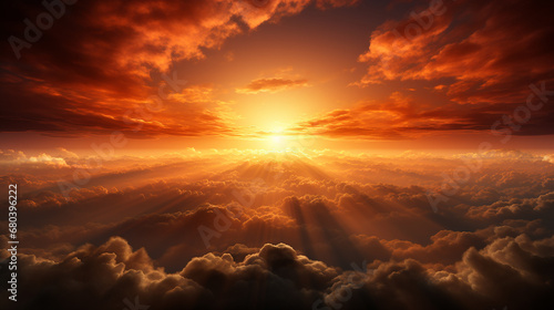 Free_photo_sky_with_sun_rays