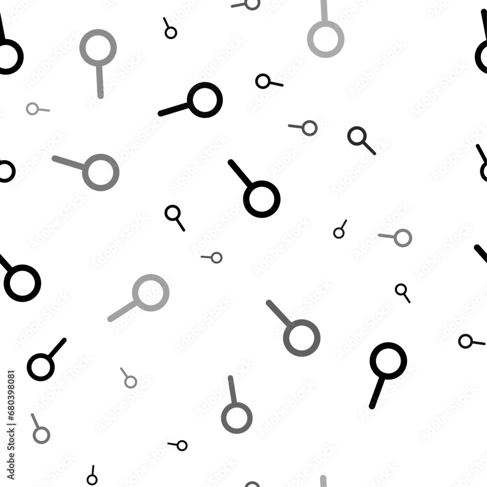 Seamless vector pattern with astrological connection symbols, creating a creative monochrome background with rotated elements. Vector illustration on white background Seamless vector pattern with astrological connection symbols, creating a creative monochrome background with rotated elements. Vector illustration on white background