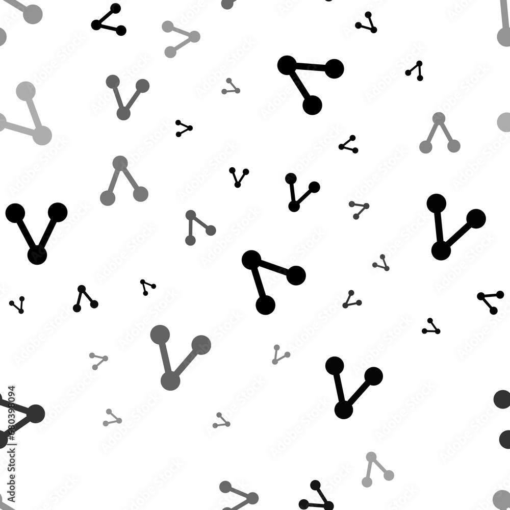 Seamless vector pattern with share symbols, creating a creative monochrome background with rotated elements. Illustration on transparent background Seamless vector pattern with share symbols, creating a creative monochrome background with rotated elements. Illustration on transparent background