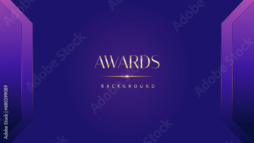Pink blue purple golden royal awards graphics background. Lines growing elegant shine spark. Luxury premium corporate abstract design template. Banner certificate dynamic shape.