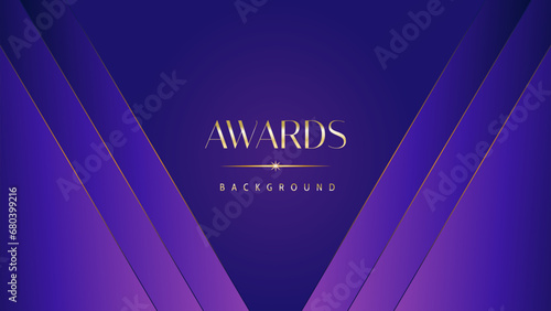 Pink blue purple golden royal awards graphics background. Lines growing elegant shine spark. Luxury premium corporate abstract design template. Banner certificate dynamic shape.