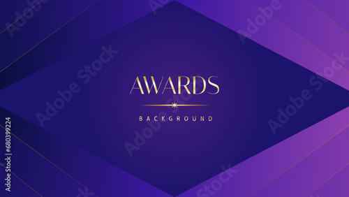 Pink blue purple golden royal awards graphics background. Lines growing elegant shine spark. Luxury premium corporate abstract design template. Banner certificate dynamic shape.