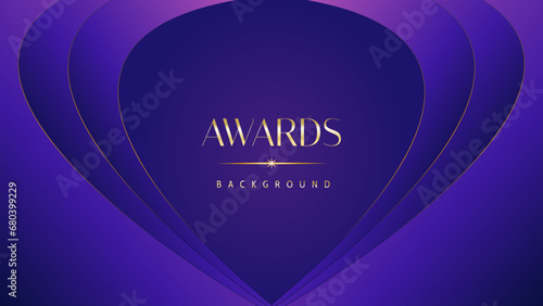 Pink blue purple golden royal awards graphics background. Lines growing elegant shine spark. Luxury premium corporate abstract design template. Banner certificate dynamic shape.