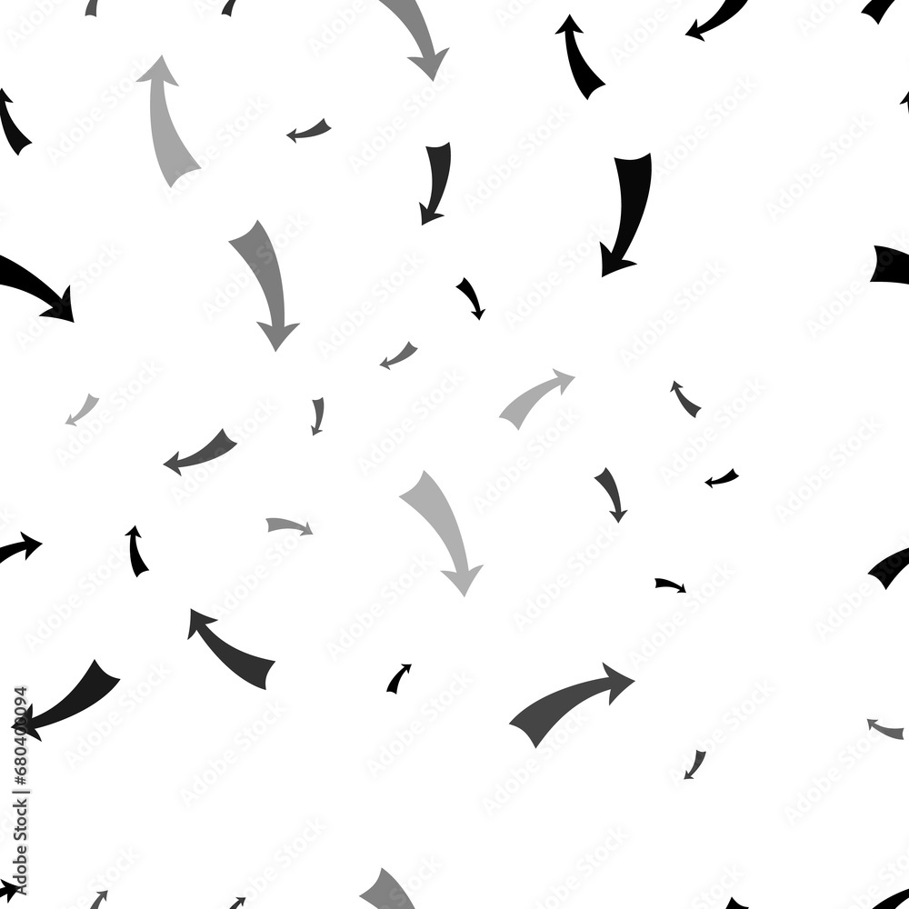 Seamless vector pattern with down arrows, creating a creative monochrome background with rotated elements. Illustration on transparent background Seamless vector pattern with down arrows, creating a creative monochrome background with rotated elements. Illustration on transparent background
