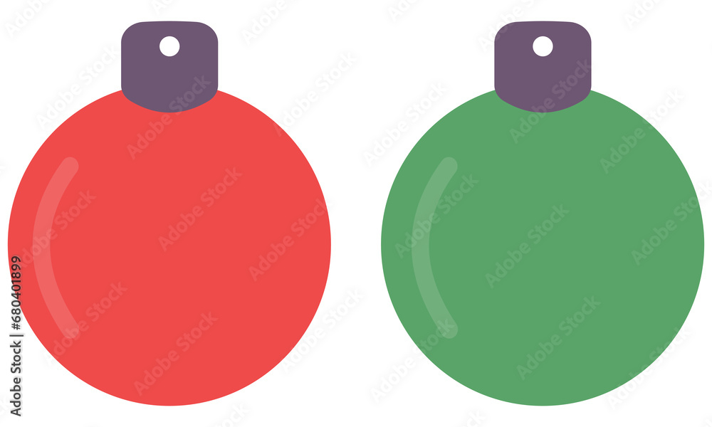 Flat vector christmas light bulb icon isolated on white background. Flat vector christmas light bulb icon isolated on white background.