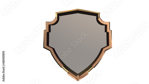Gold 3d sport badge