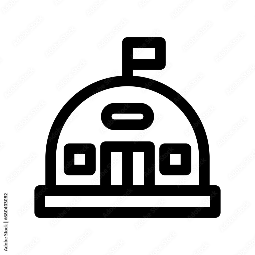 Military Camp Icon Military Camp Icon