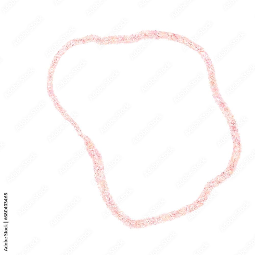 Glitter Abstract Organic Shape Line Art Glitter Abstract Organic Shape Line Art